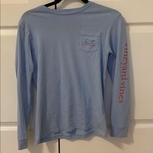 blue Vineyard Vines long sleeve t shirt